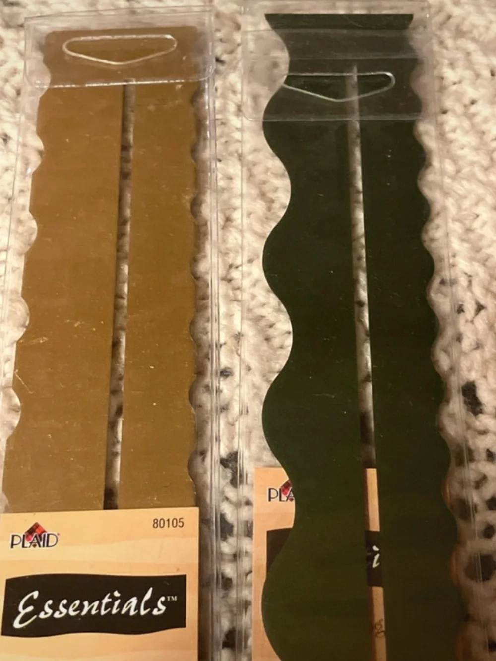 Plaid paper cutters craft essentials fancy edge paper ruler cutters new